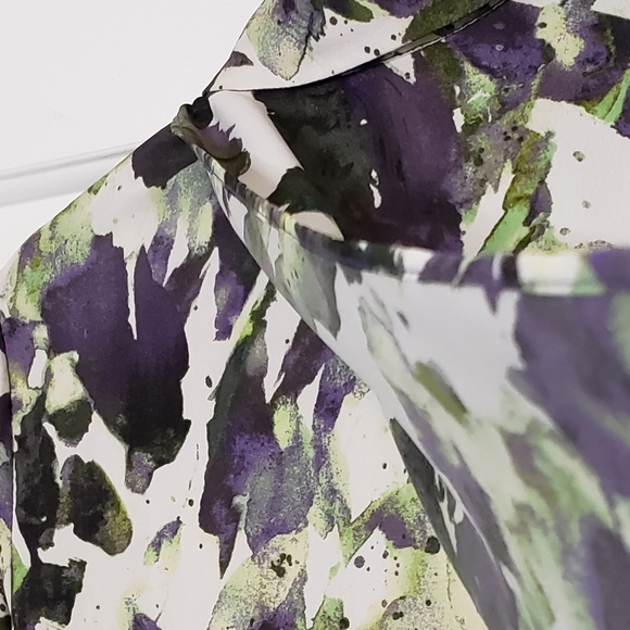 Simply Vera Tunic back faux wrap slit EUC  ♡ - Picture 9 of 11